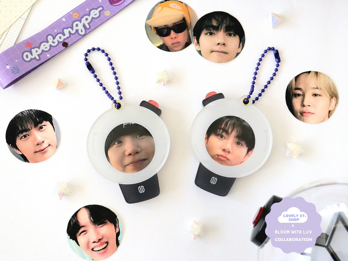 ARMY Lightstick Acrylic Photo Holder - Lovely St. Shop x Bloom With Luv Collab