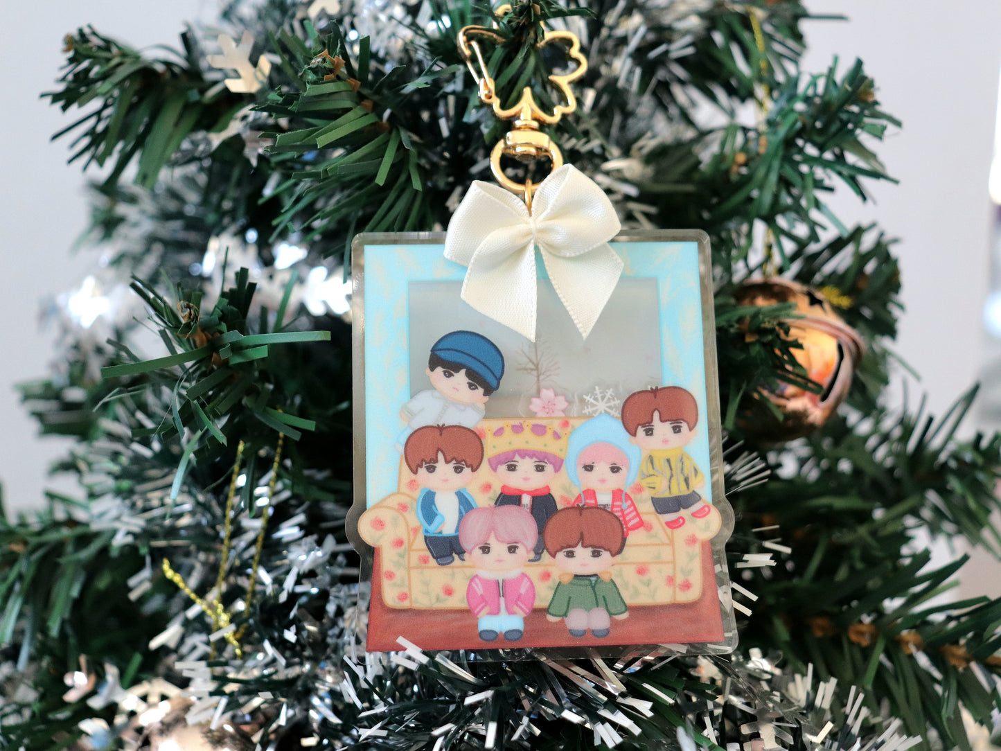 Spring Day Shaker Keychain