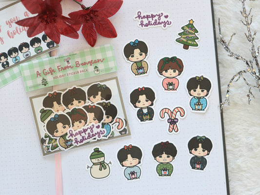 A Gift From Bangtan Holiday Sticker Pack