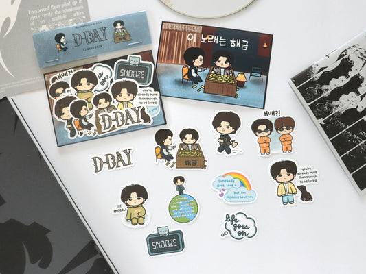 D-DAY SUGA AGUST D Yoongi Sticker Pack