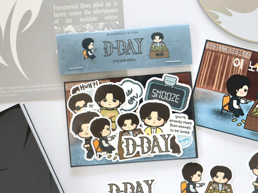 D-DAY SUGA AGUST D Yoongi Sticker Pack