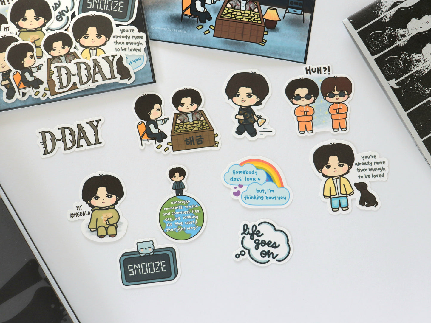 D-DAY SUGA AGUST D Yoongi Sticker Pack