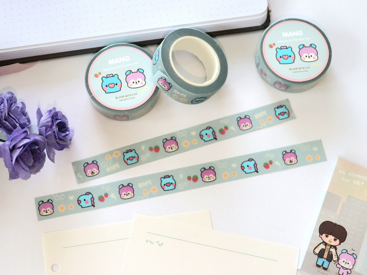 Mang Hope Glitter Washi Tape