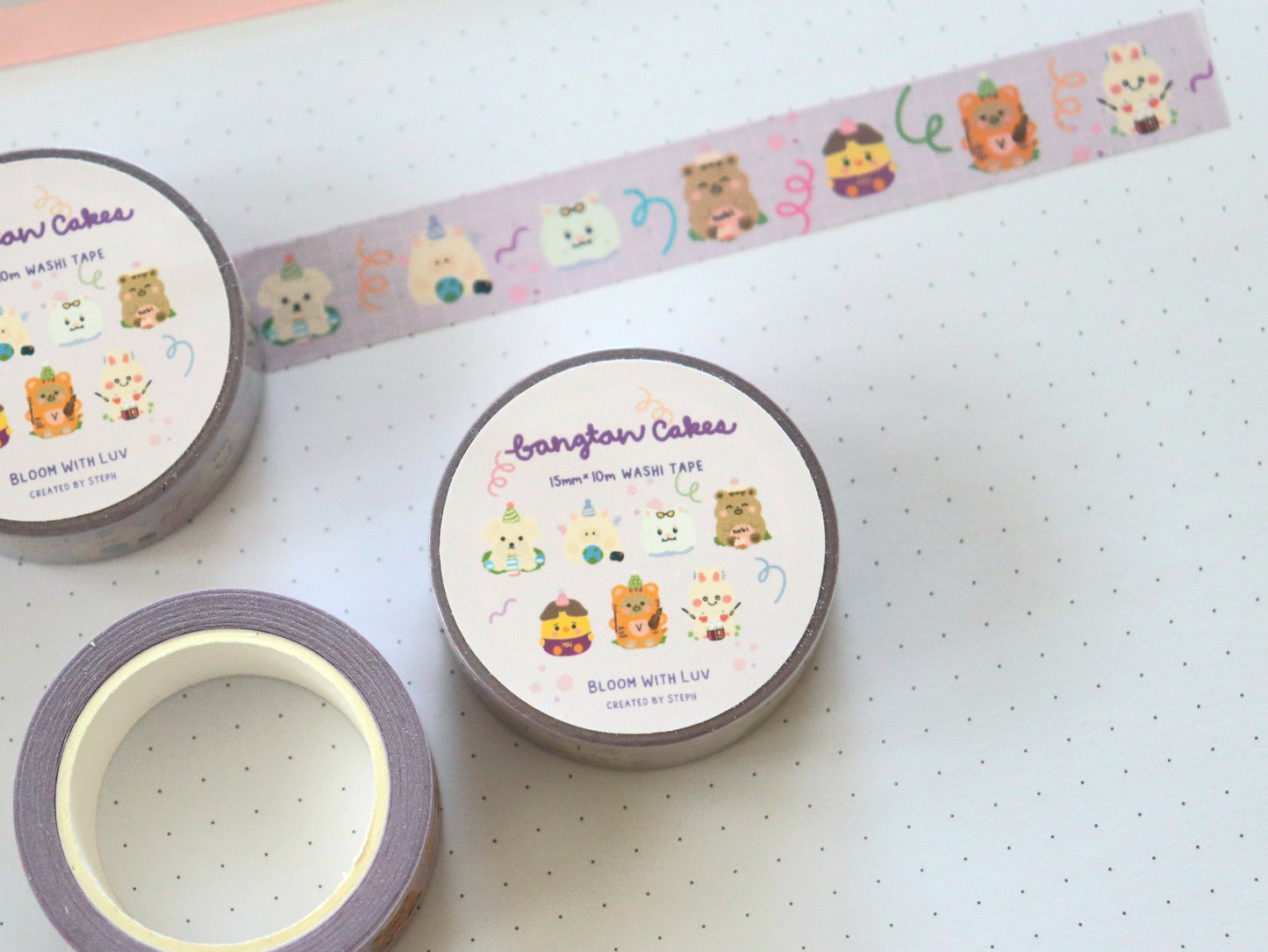 Bangtan Cakes Washi Tape