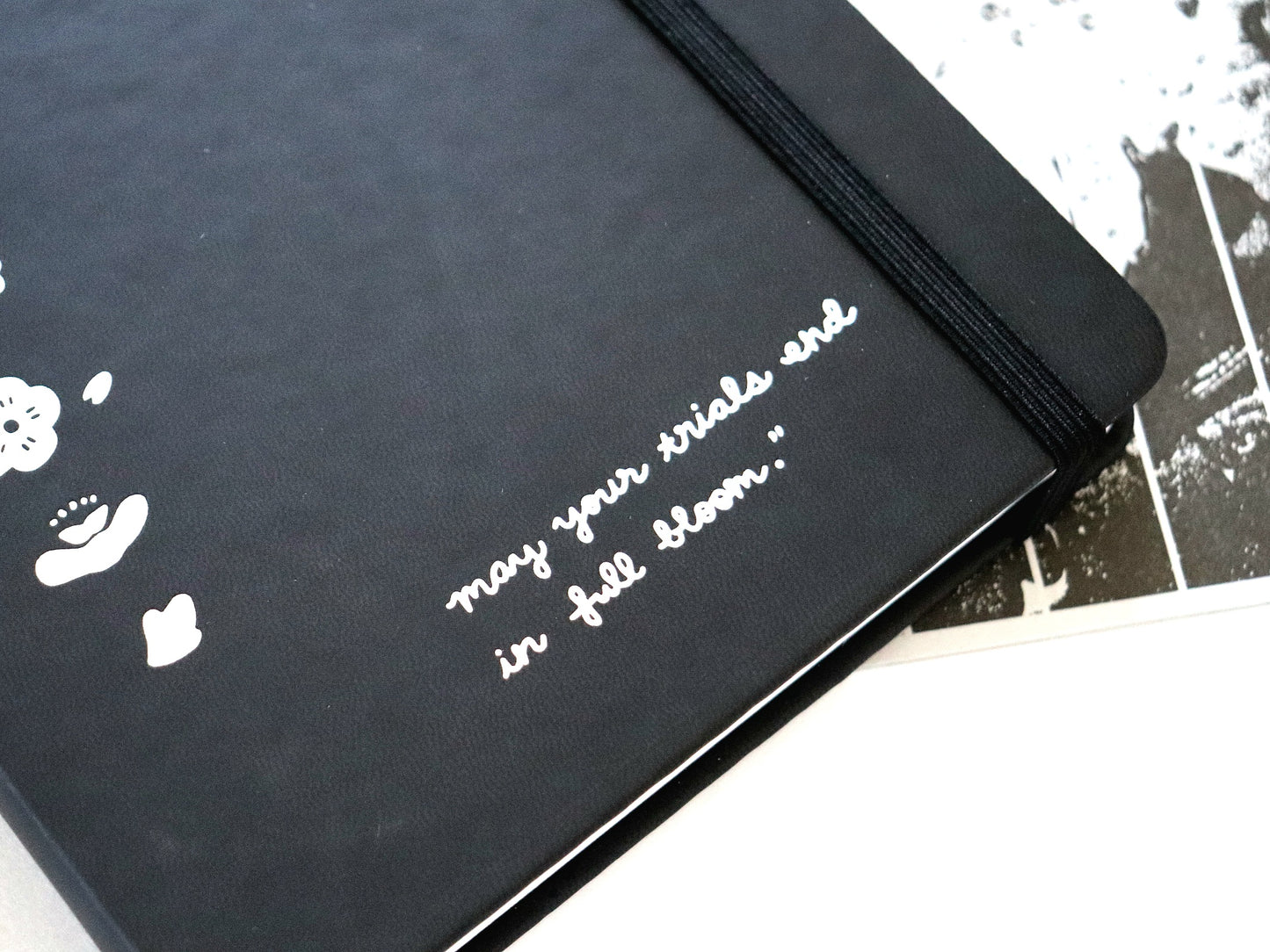 Yoongi Lotus Flower Journal and Charm Pen Set