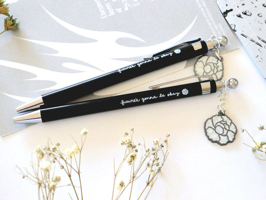 [PRE-ORDER] Yoongi Lotus Flower Charm Pen | Est. Ship Date: April 2024 (read description)