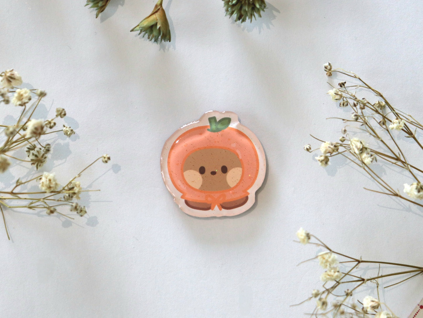 Minini Fruits Small Acrylic Glitter Magnets