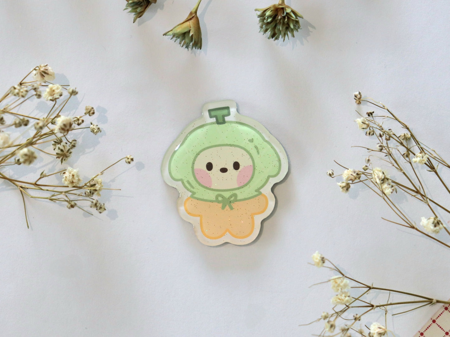 Minini Fruits Small Acrylic Glitter Magnets