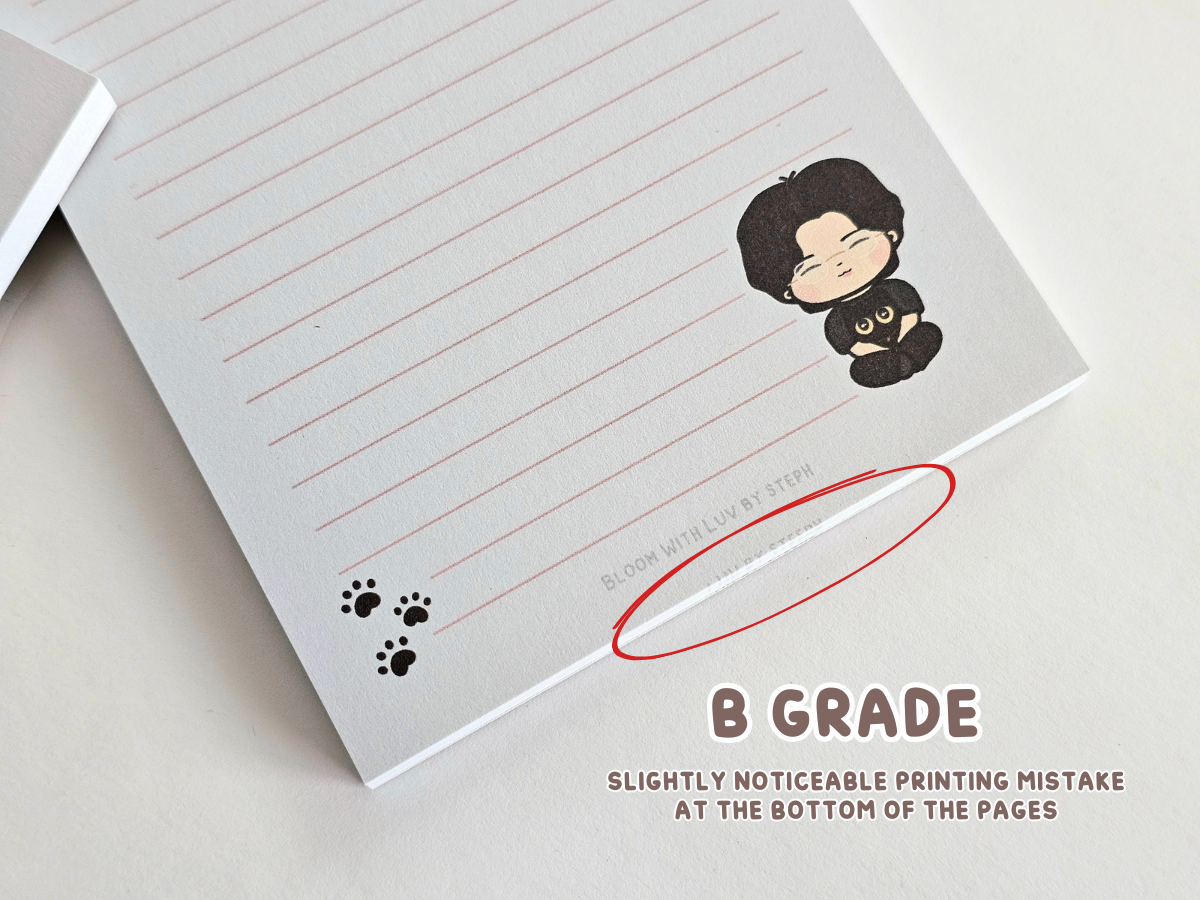 Yoongi and Tang Memo Pad