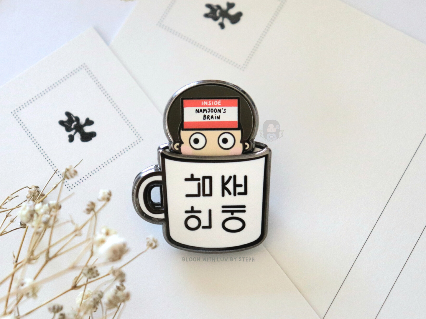 LOST! Namjoon in a Mug Sliding Enamel Pin