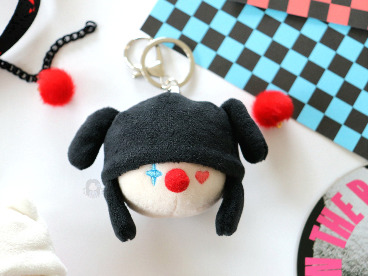 Jack in the Box Plushie Head Keychain