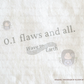 Wave to Earth - "0.1 flaws and all." Album Tracklist T-Shirt