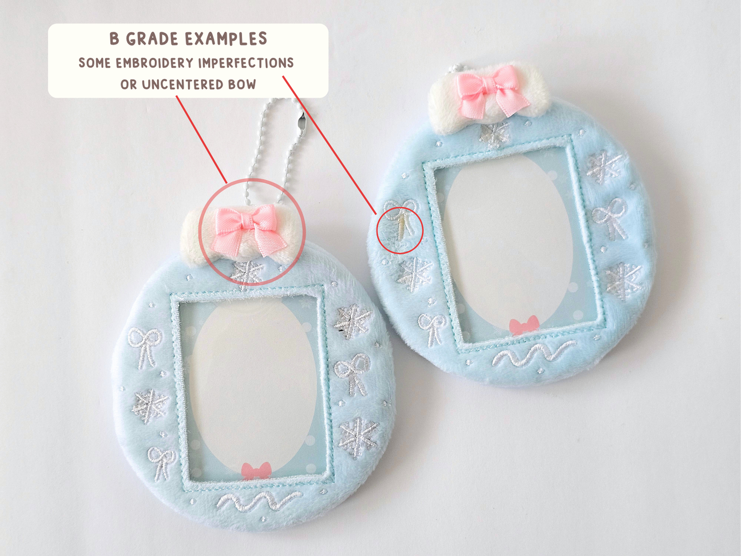 Winter Frost Ornament Plush Photocard Holder