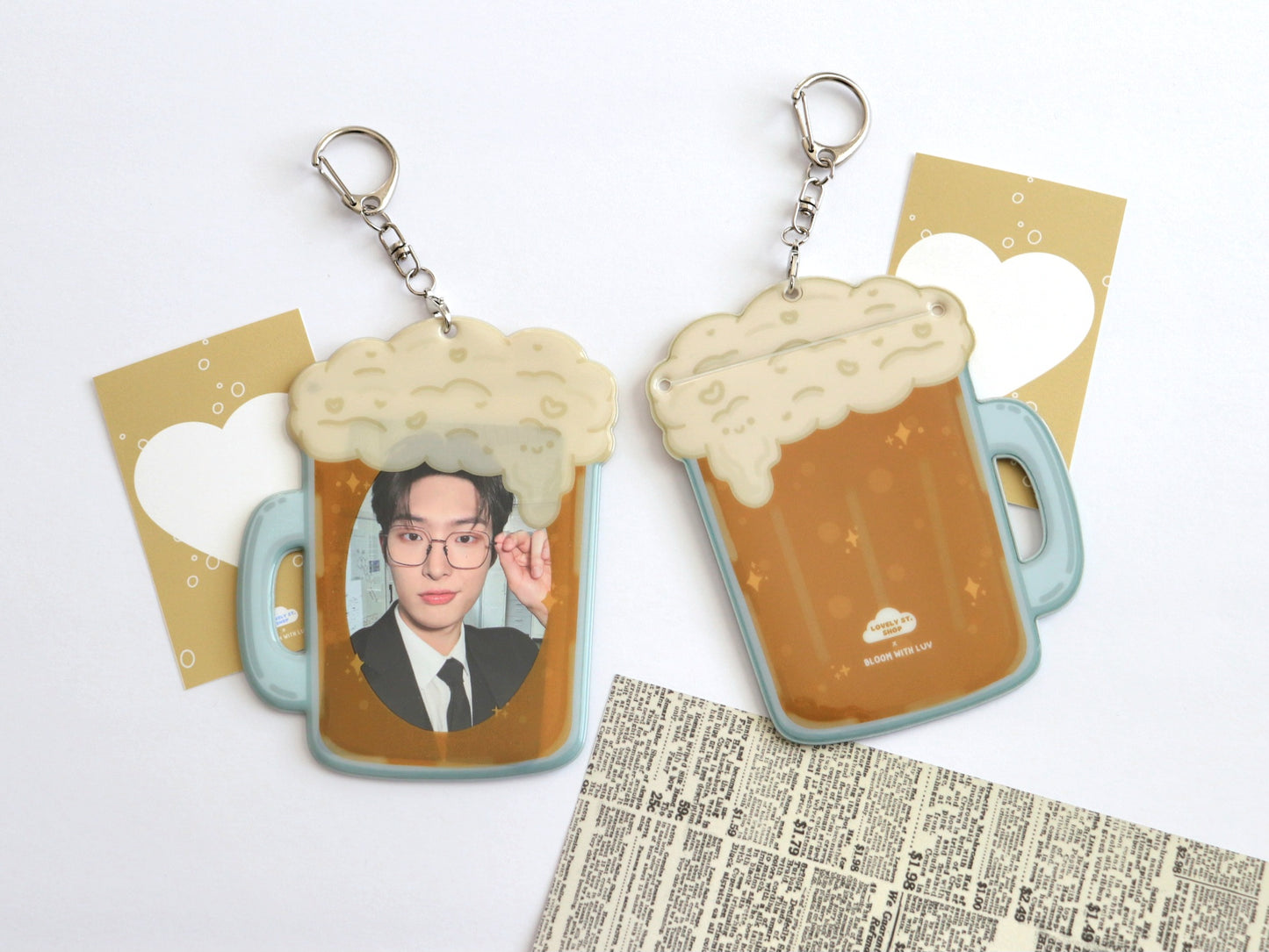Chicken and Beer Photocard Holders - Lovely St. Shop x Bloom With Luv Collab