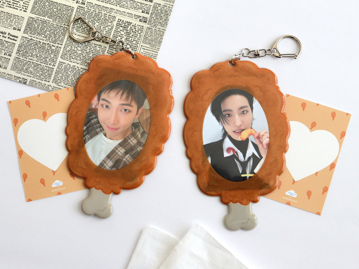 Chicken and Beer Photocard Holders - Lovely St. Shop x Bloom With Luv Collab