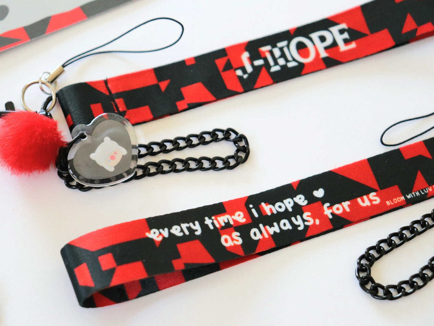HOPE Wrist Strap Lanyard Keychain
