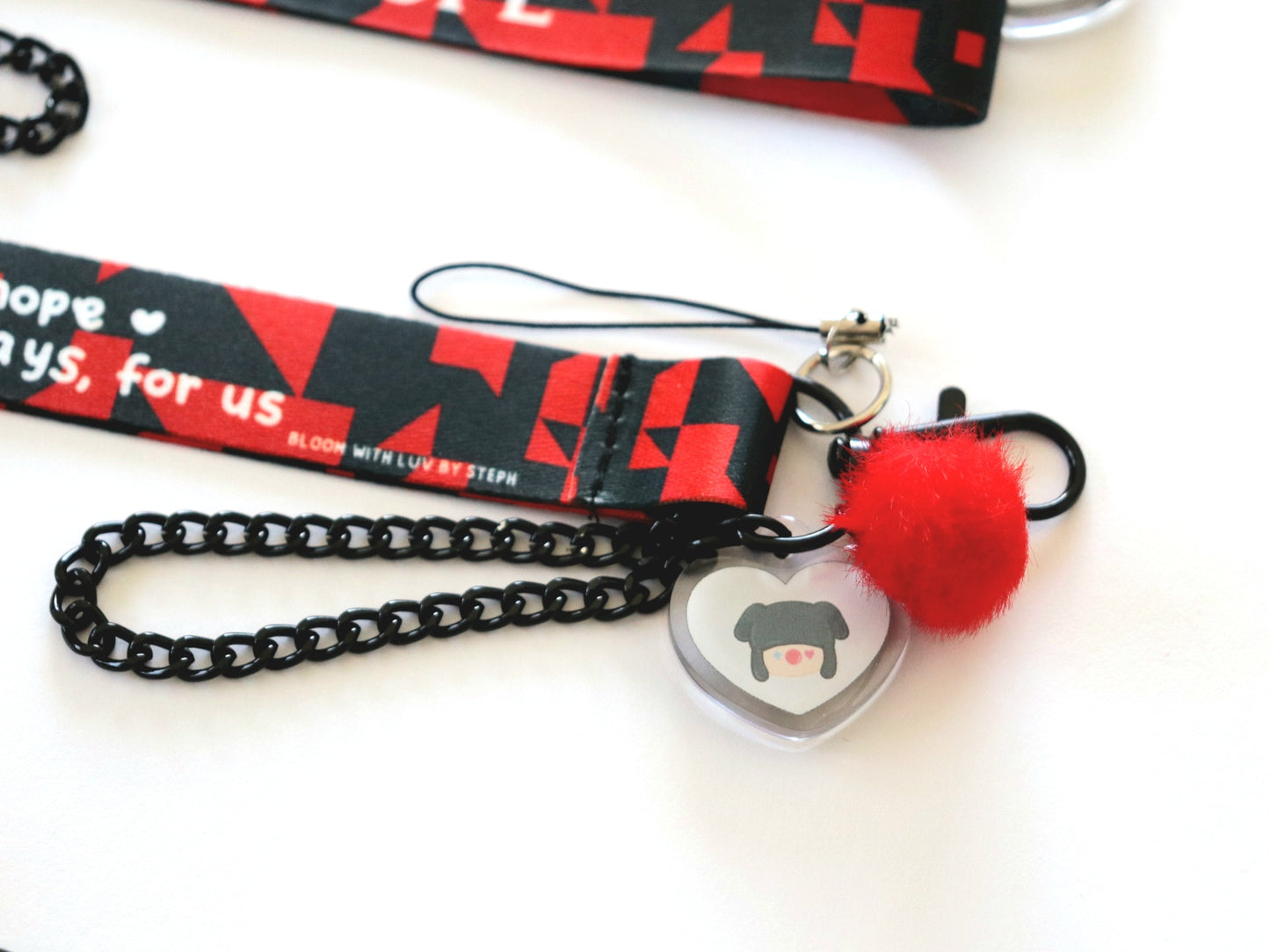 HOPE Wrist Strap Lanyard Keychain