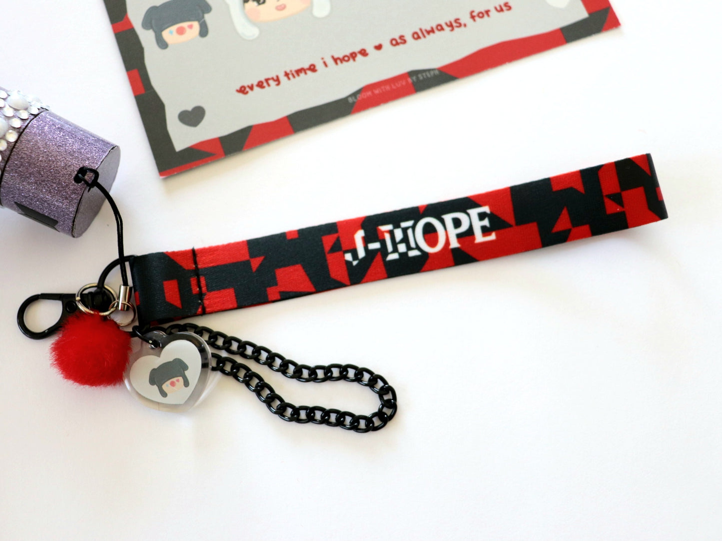 HOPE Wrist Strap Lanyard Keychain