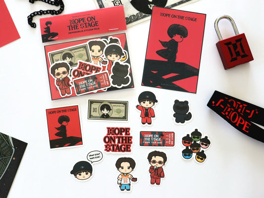 Hope on the Stage Memorabilia Sticker Pack