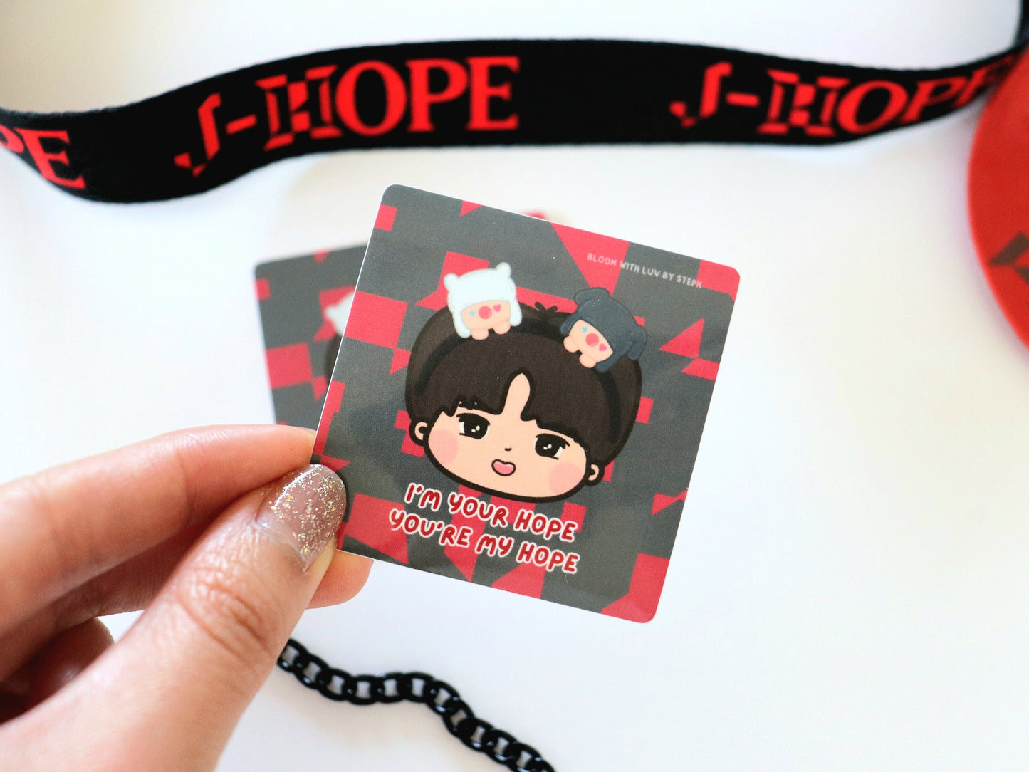 Hobi Jack in the Box Headband Sticker