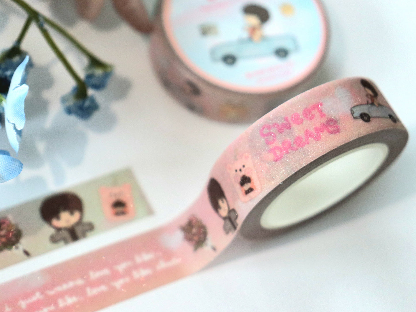 Sweet Dreams Glitter Washi Tape