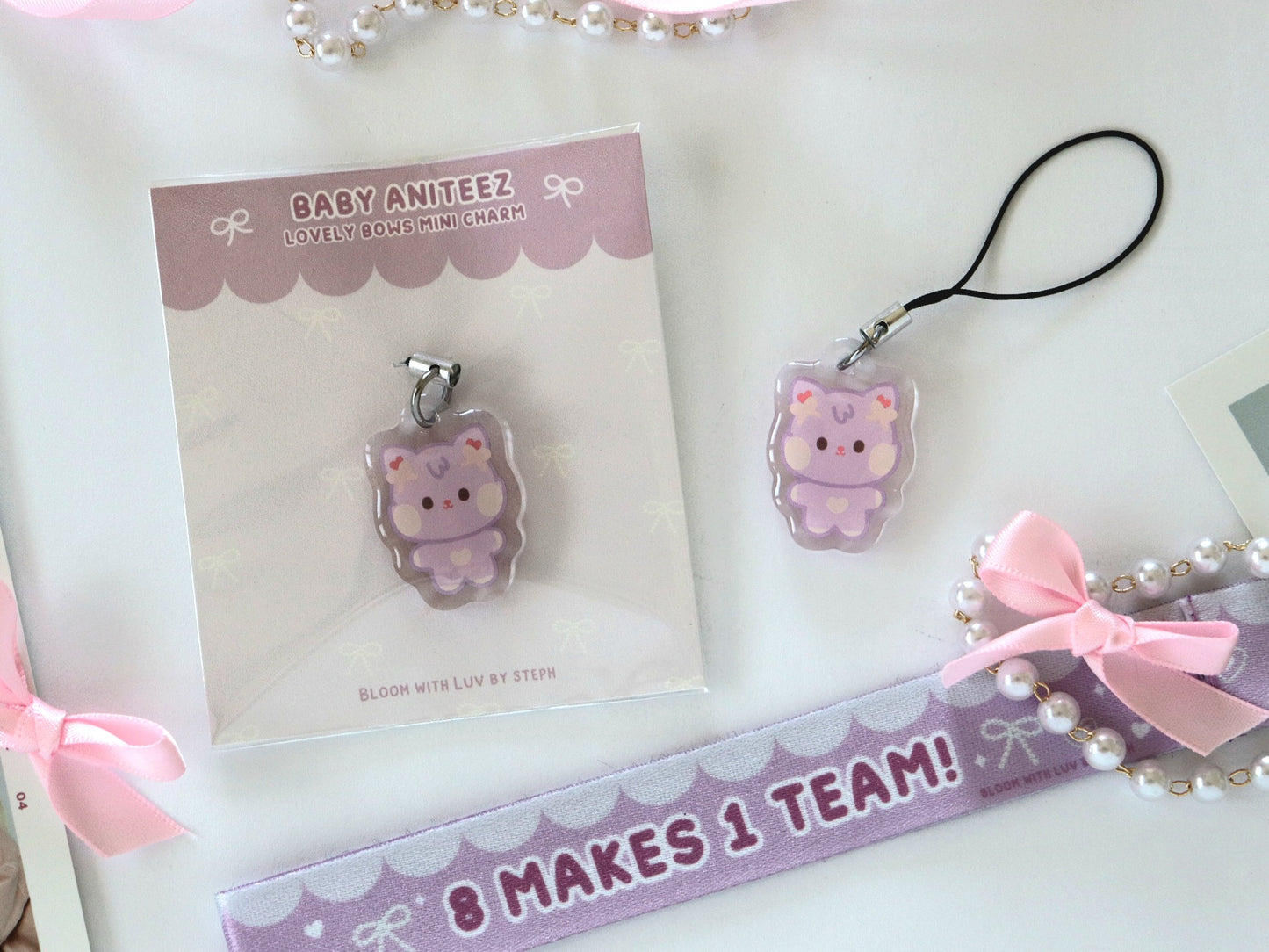 Baby Aniteez Lovely Bows Mini Charms