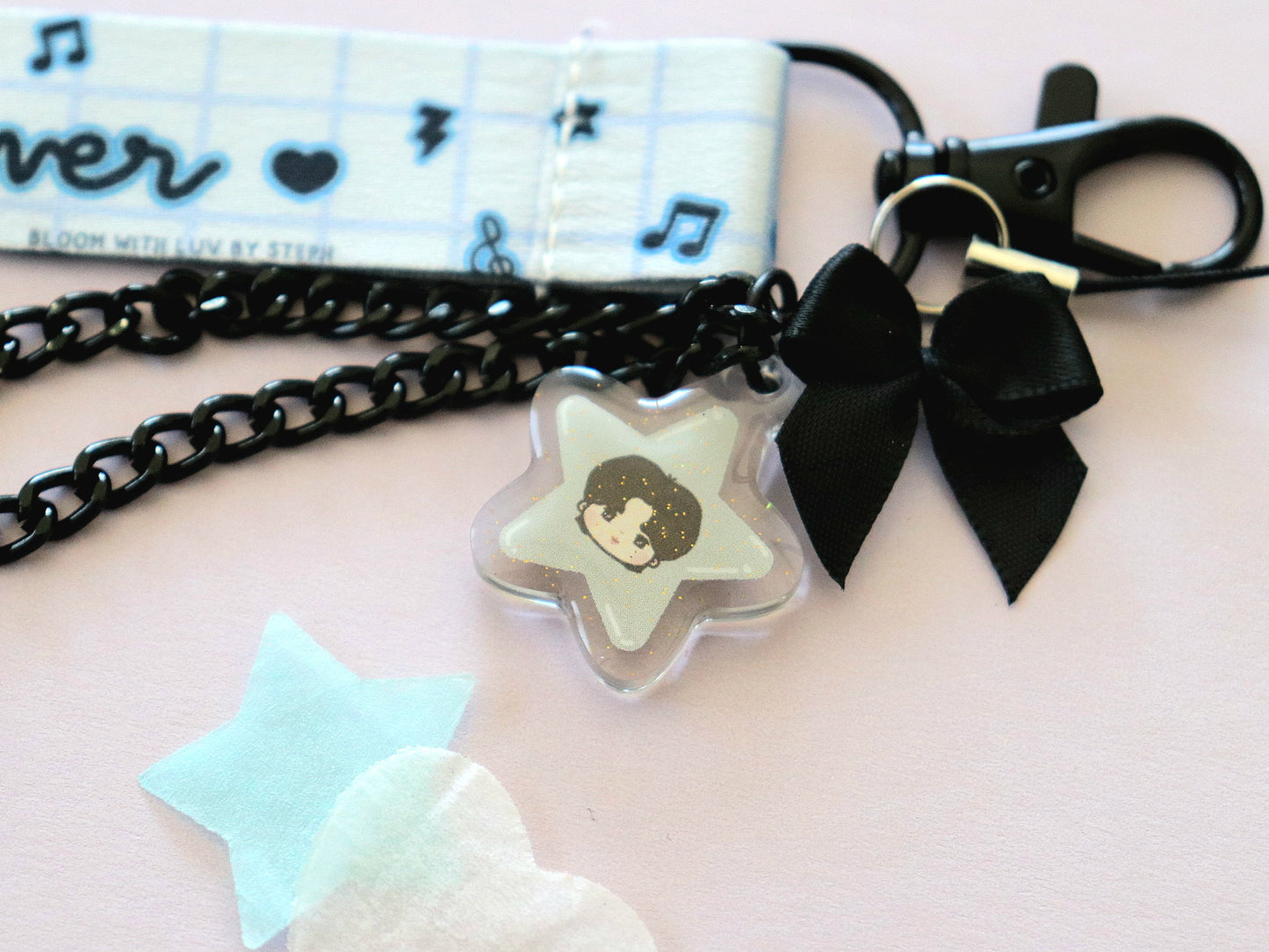Seokjinnie's Buddies Rockstar Wrist Strap Lanyard Keychain