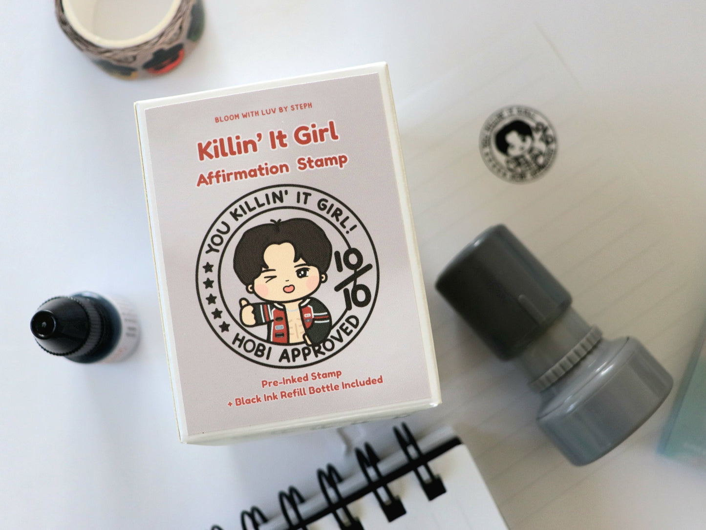 Hobi KIG Affirmation Self-Ink Stamp Set