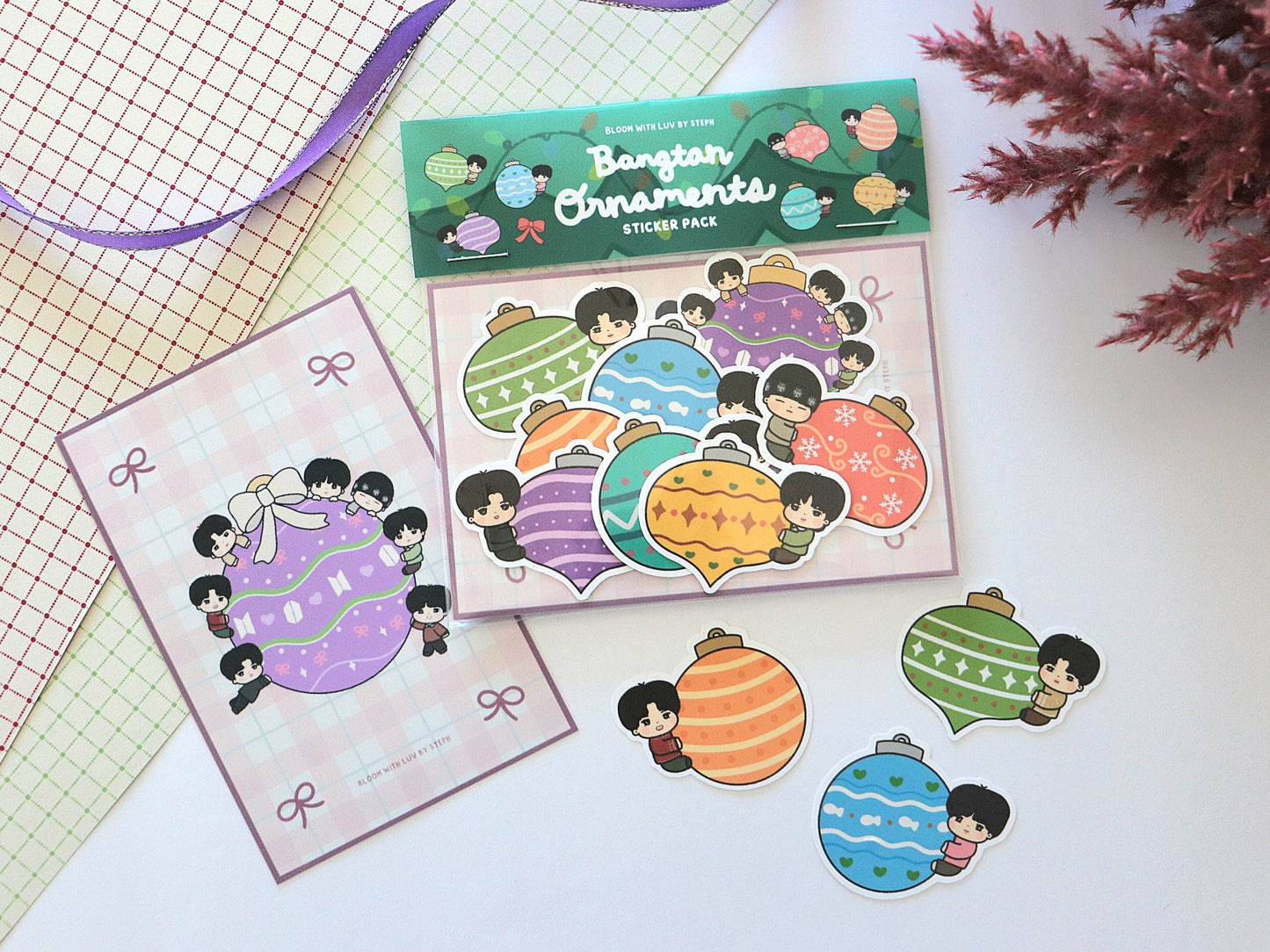 Bangtan Ornaments Sticker Pack