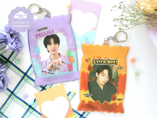 Hot Chips and Sweet Jellies Photocard Holders - Lovely St. Shop x Bloom With Luv Collab