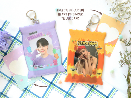 Hot Chips and Sweet Jellies Photocard Holders - Lovely St. Shop x Bloom With Luv Collab