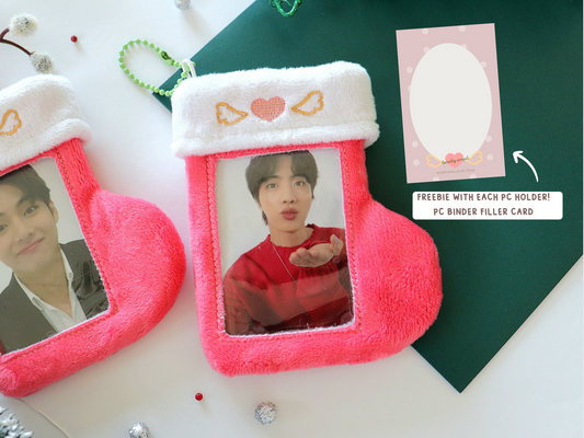 Lovely Angel Stocking Plush Photocard Holder