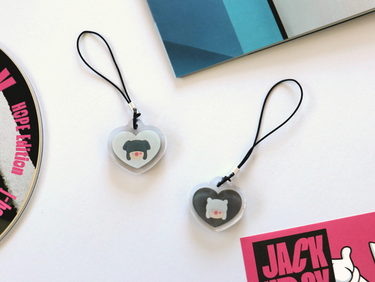 Jack in the Box Heart Double-Sided Mini Charm