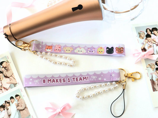 Baby Aniteez Lovely Bows Wrist Strap Lanyard Keychain