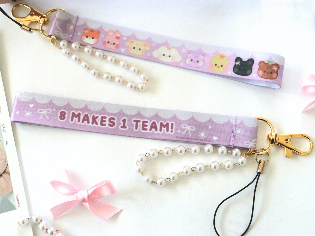 Baby Aniteez Lovely Bows Wrist Strap Lanyard Keychain