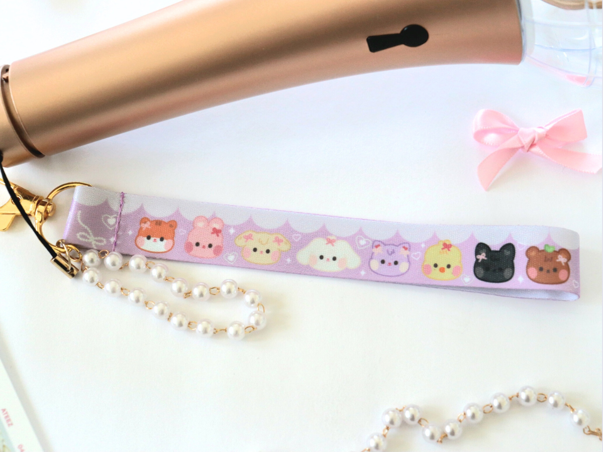 Baby Aniteez Lovely Bows Wrist Strap Lanyard Keychain