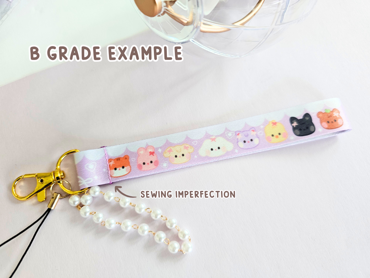 Baby Aniteez Lovely Bows Wrist Strap Lanyard Keychain
