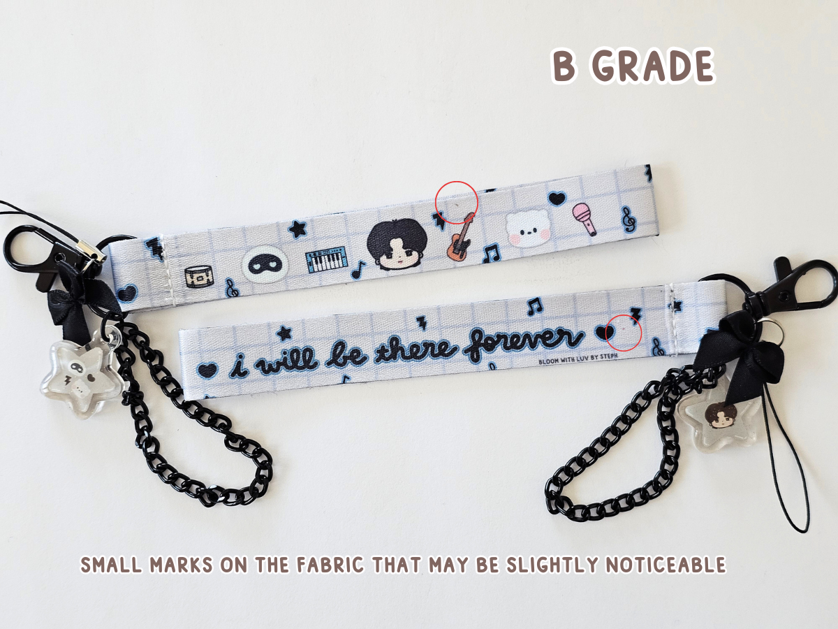 Seokjinnie's Buddies Rockstar Wrist Strap Lanyard Keychain