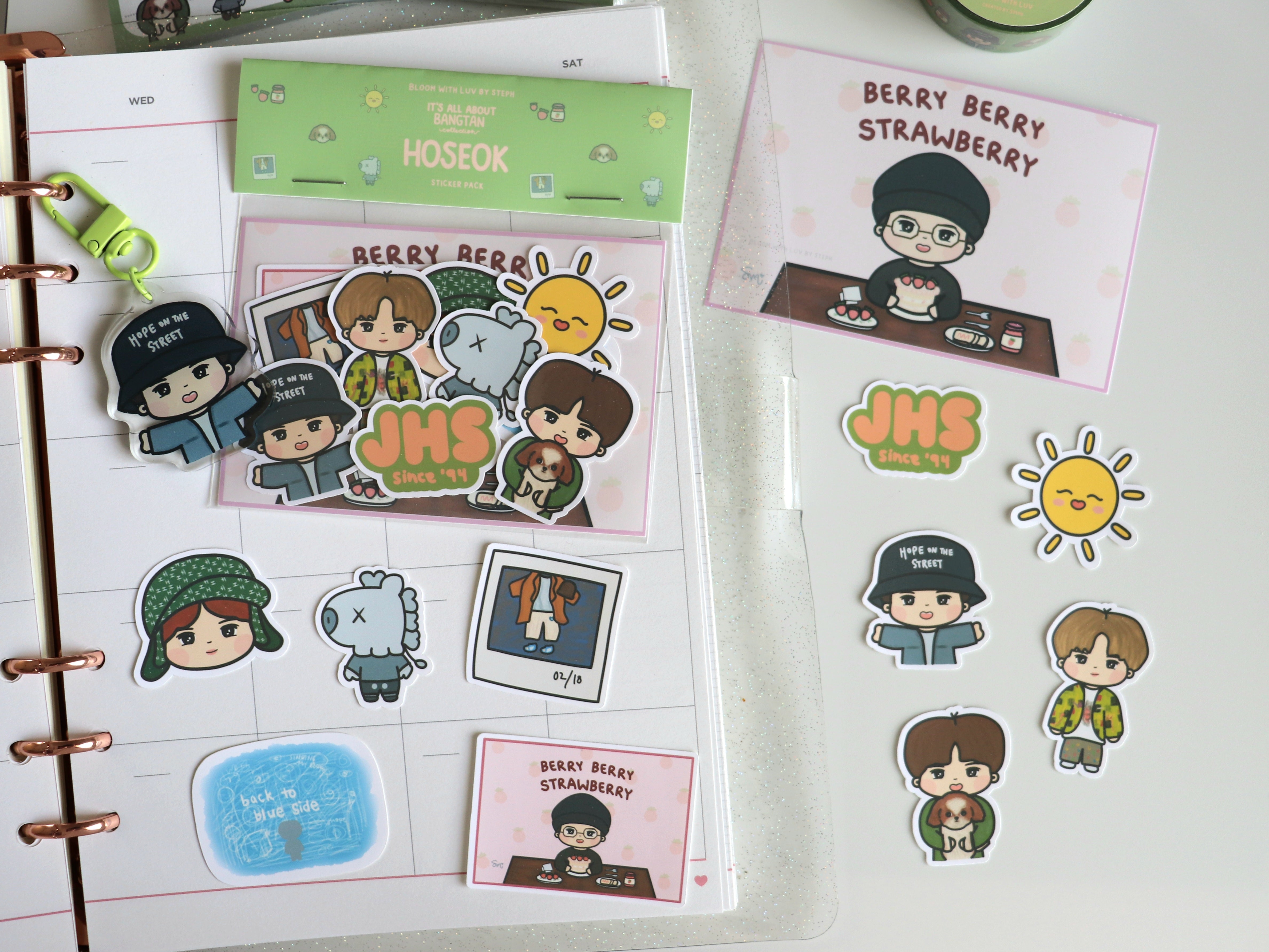 Buy BTS Stickers Bangtan Boys Support Light Cute Carttom Stickers