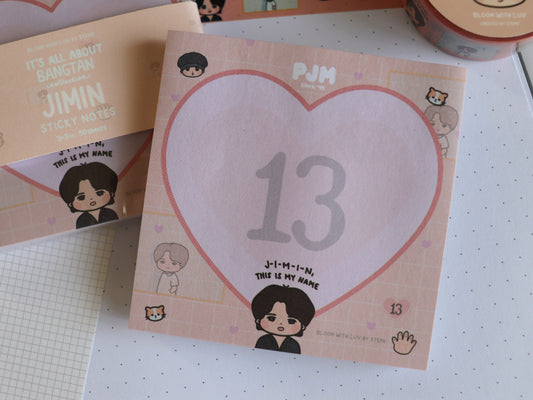 It's All About Jimin - Sticky Notes Pad - [It's All About Bangtan Collection]