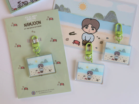 It's All About Namjoon - At the Beach Keychain - [It's All About Bangtan Collection]