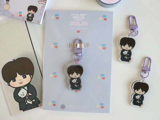It's All About Seokjin - With RJ Keychain - [It's All About Bangtan Collection]