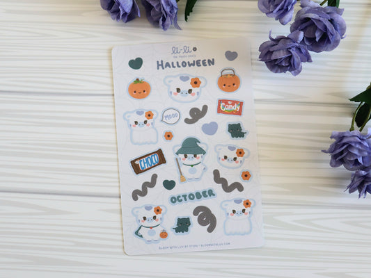 Li-Li's Halloween Deco Sticker Sheet