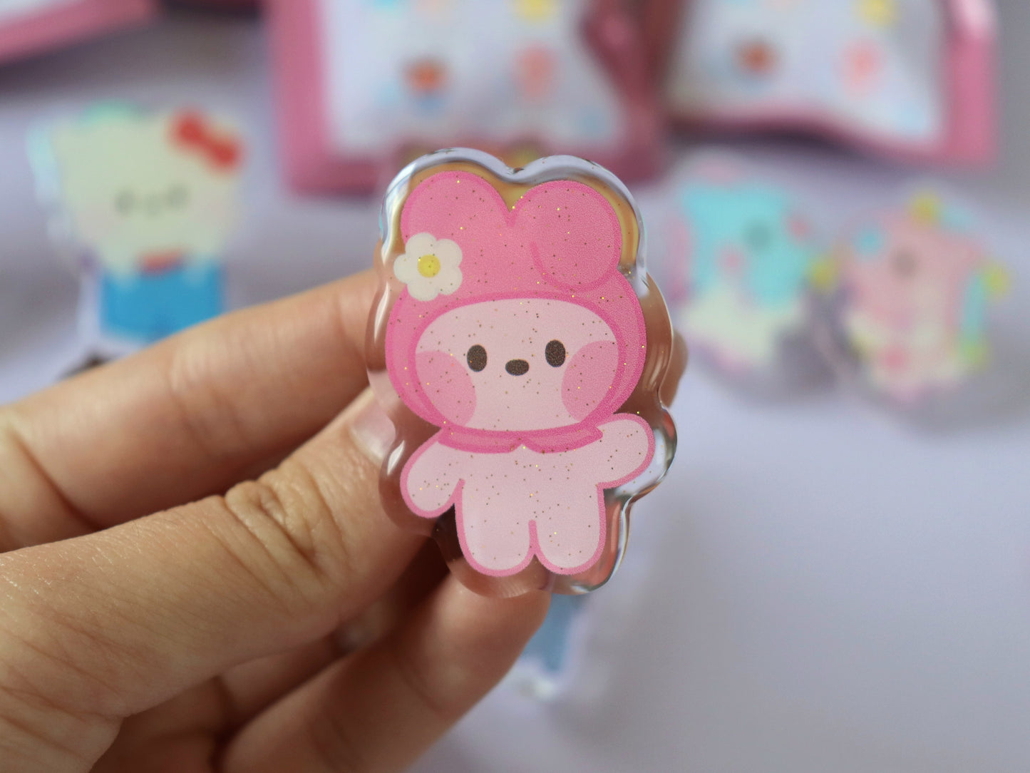SanMininiRio Acrylic Glitter Pin Blind Bag