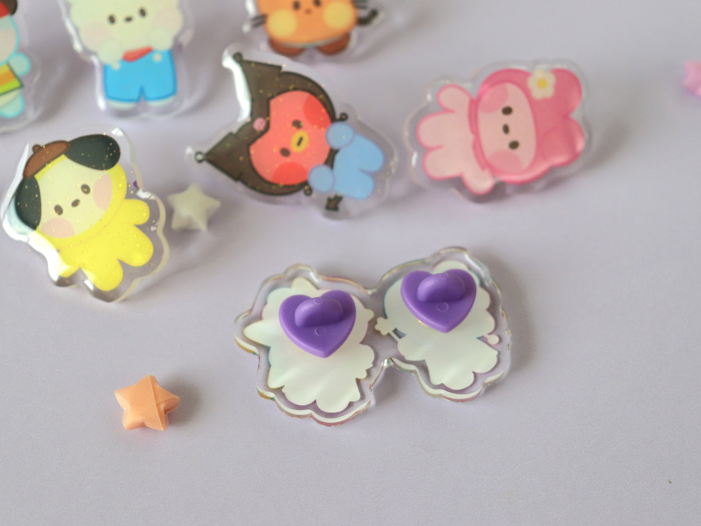 SanMininiRio Acrylic Glitter Pin Blind Bag