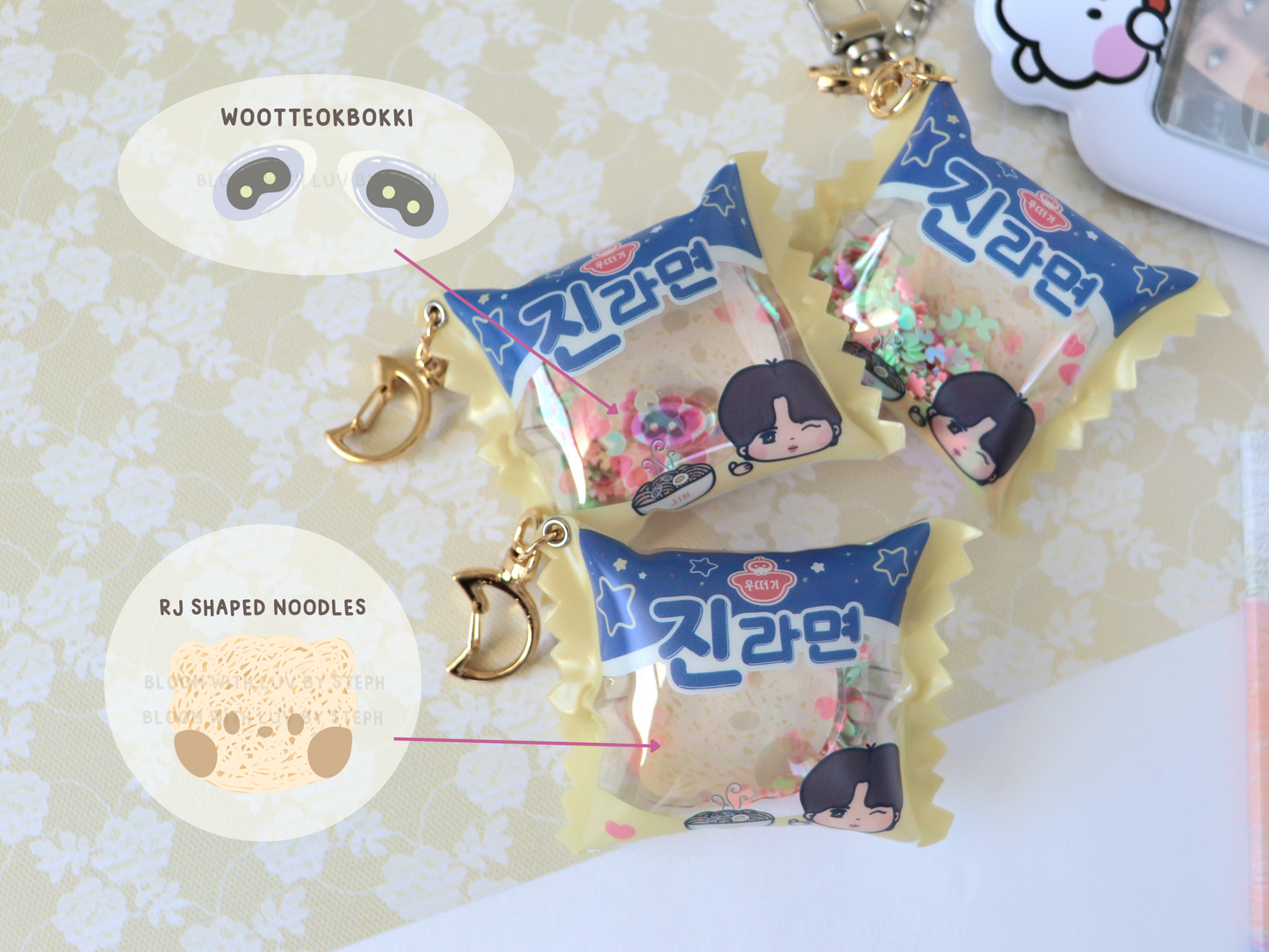 Jin Ramen Shaker Keychain