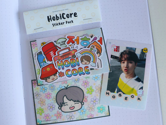 Hobicore Hoseok J-HOPE Sticker Pack - BTSCore Sticker Pack Collection