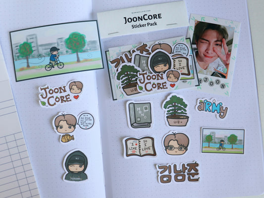 JoonCore Namjoon RM Sticker Pack - BTSCore Sticker Pack Collection