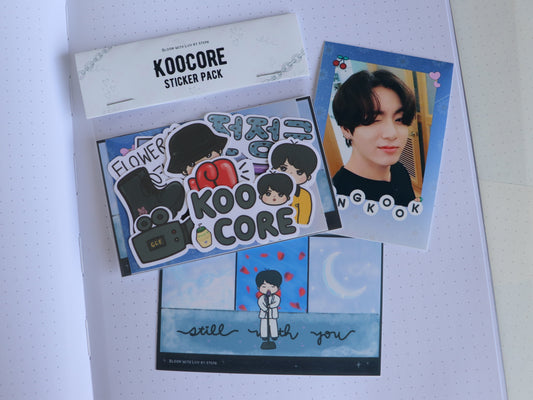 KooCore Jungkook Sticker Pack - BTSCore Sticker Pack Collection