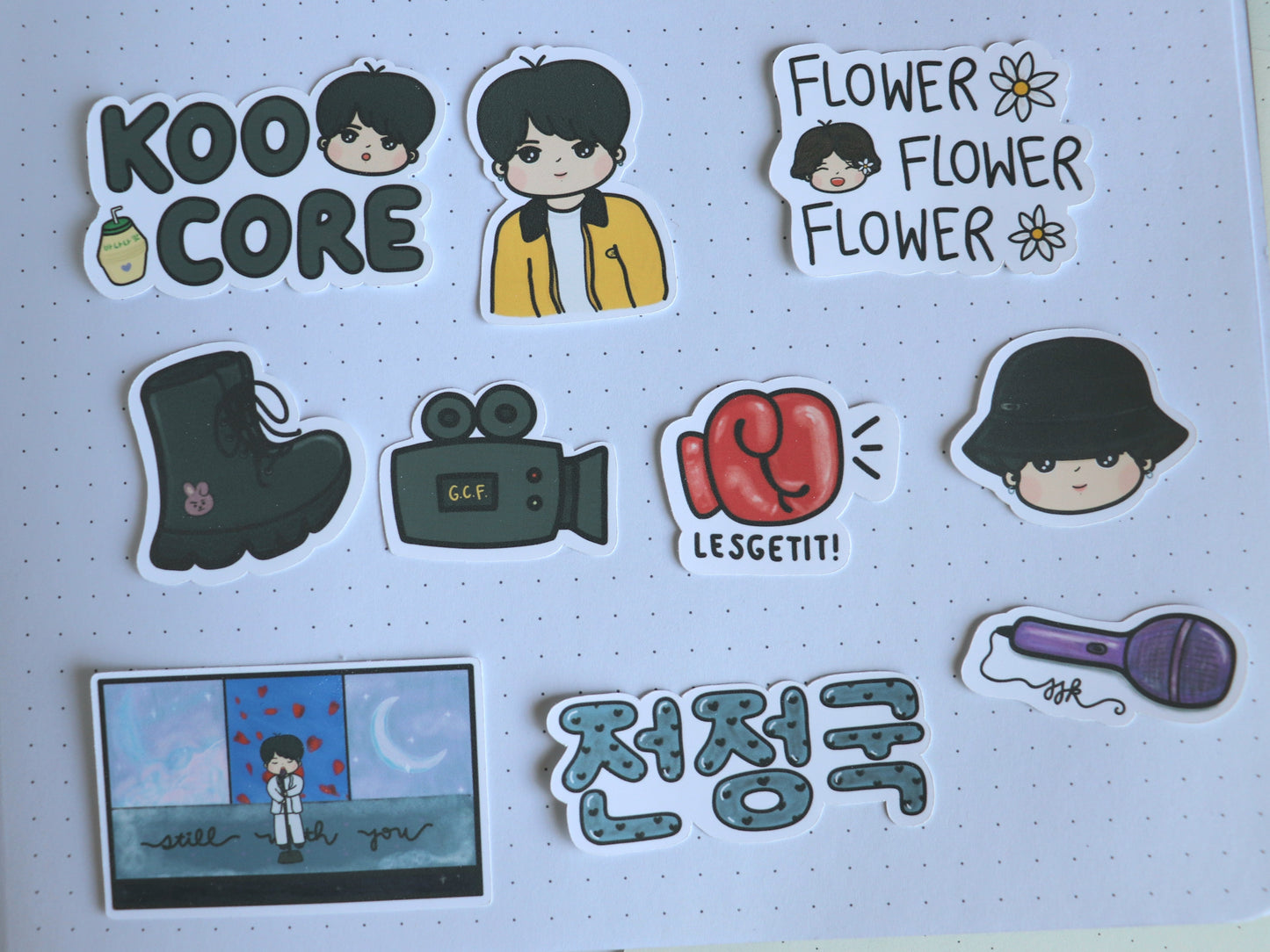 KooCore Jungkook Sticker Pack - BTSCore Sticker Pack Collection